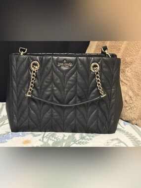 Kate Spade Briar Lane Meena Quilted Leather Satchel - EXCELLENT